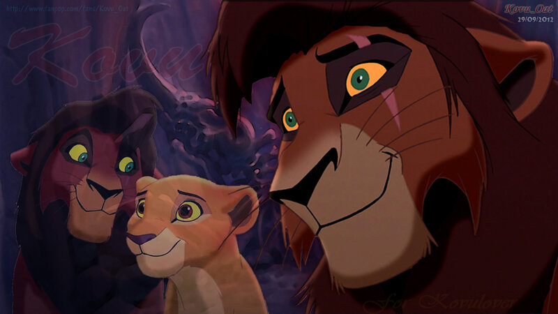 Lion Characters in Cave