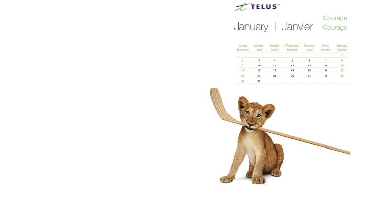 Lion Cub with Hockey Stick