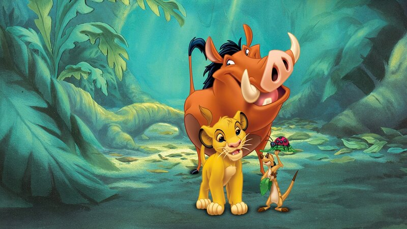 Lion Cub with Warthog and Meerkat — Yellow
