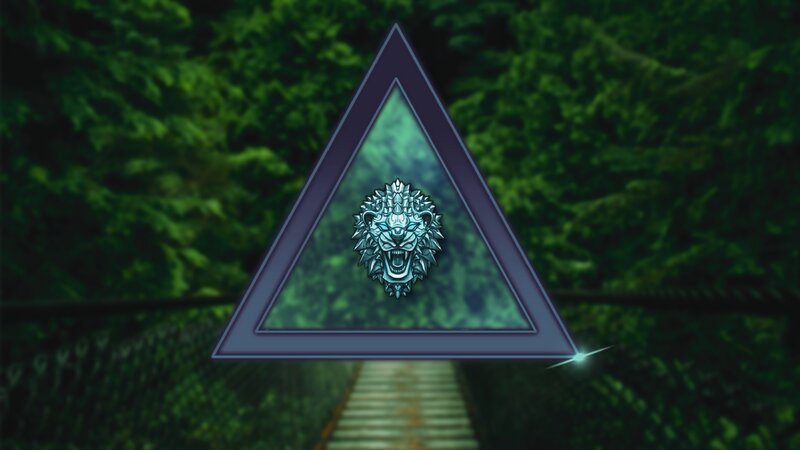 Lion Head Emblem — Green