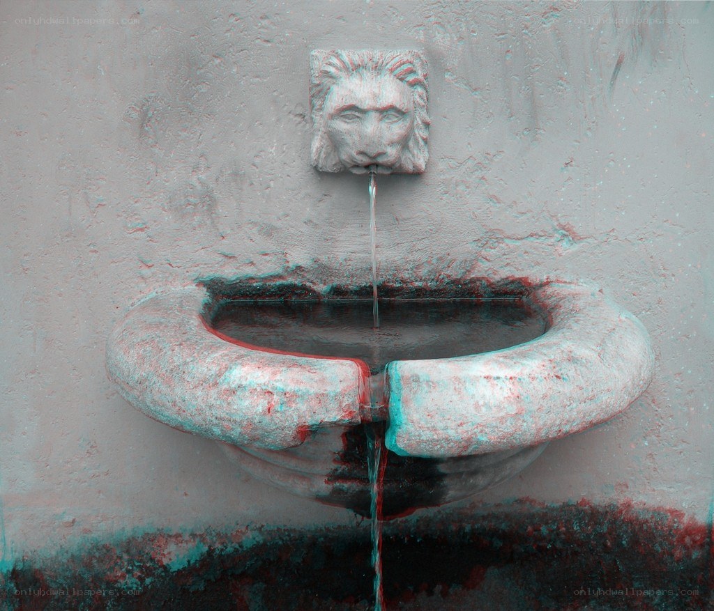 lion head fountain