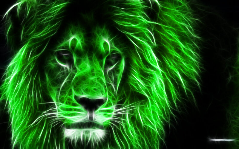 Lion Head — Green