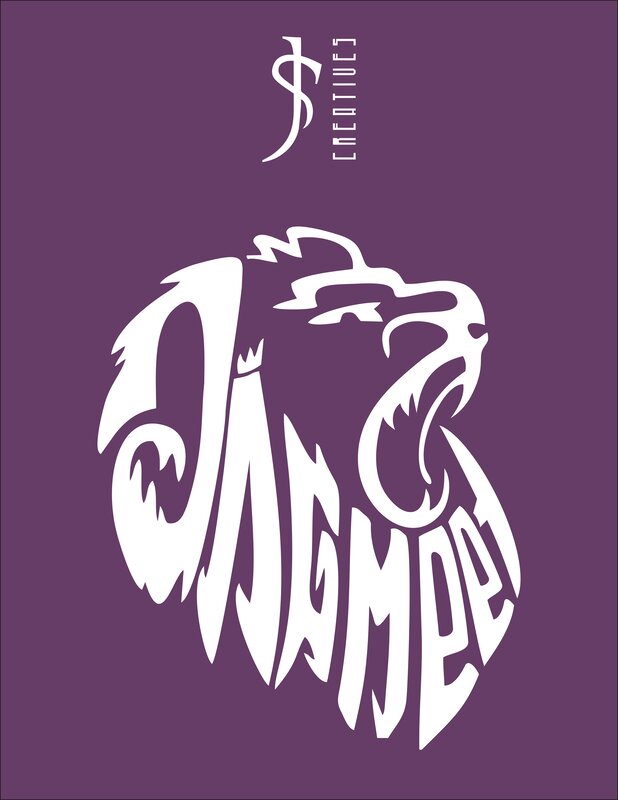 Lion Head Logo — Purple