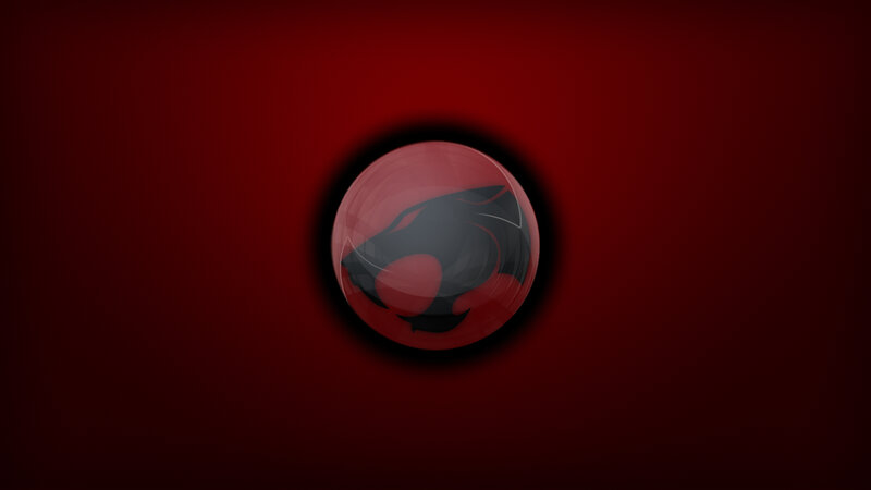 Lion Head Logo — Red, Dramatic, Digital Art, Sphere, Shadow