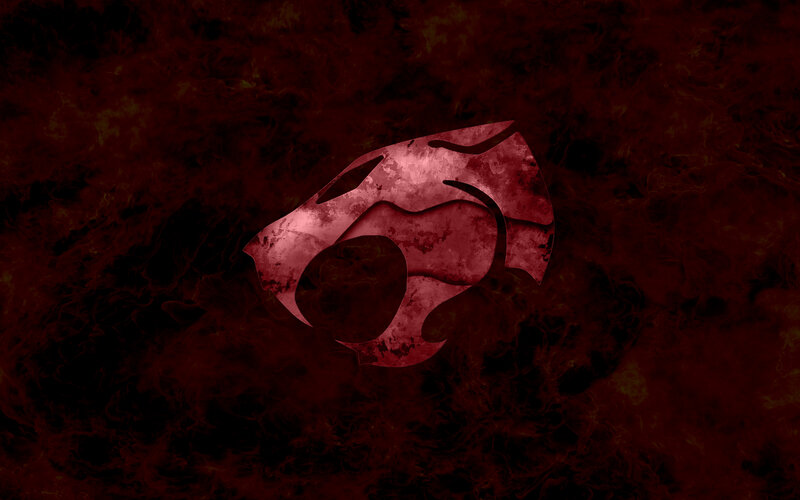 Lion Head Logo — Red, Dramatic
