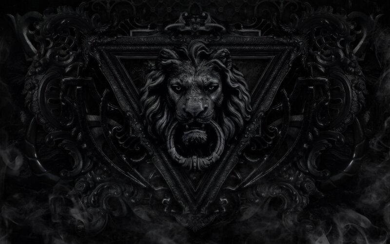 Lion Head Sculpture