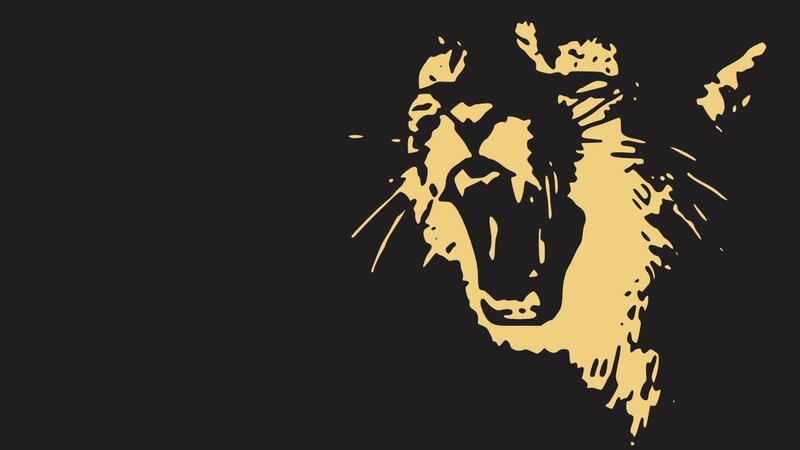 lion head silhouette