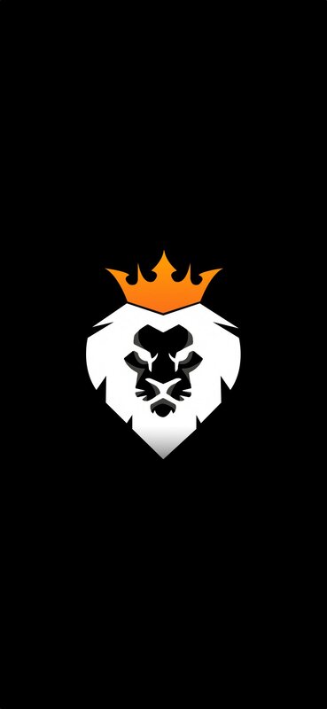 Lion Head with Crown