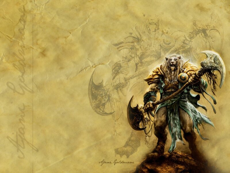 Lion-headed Warrior — Brown