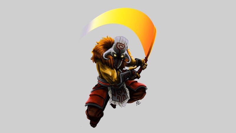 Lion-headed Warrior — Gray