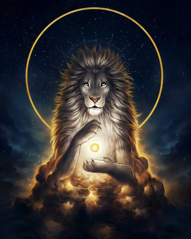 Lion Holding Sun