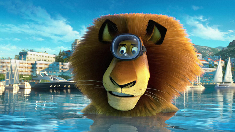 Lion in Water