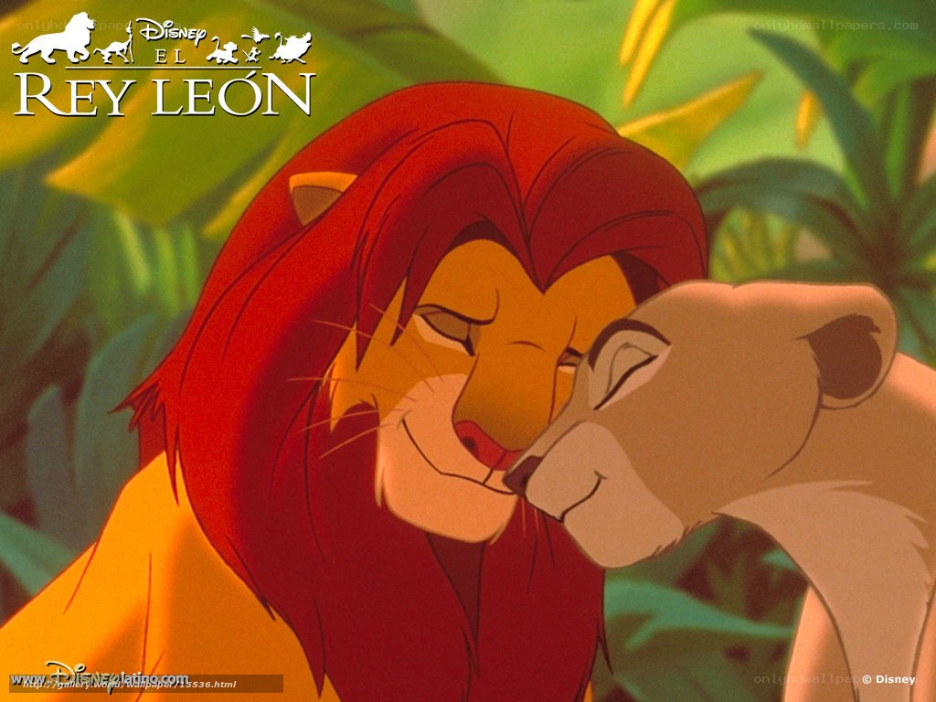 Lion King affection scene
