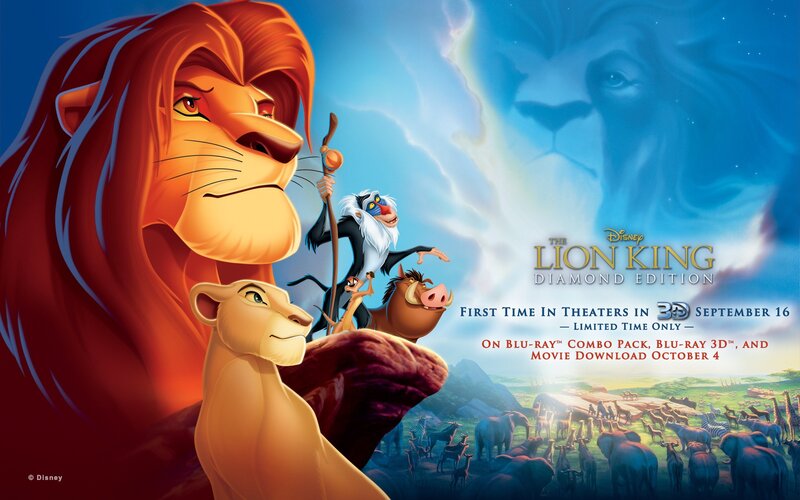 Lion King and Friends — Blue, Dramatic, Sunset