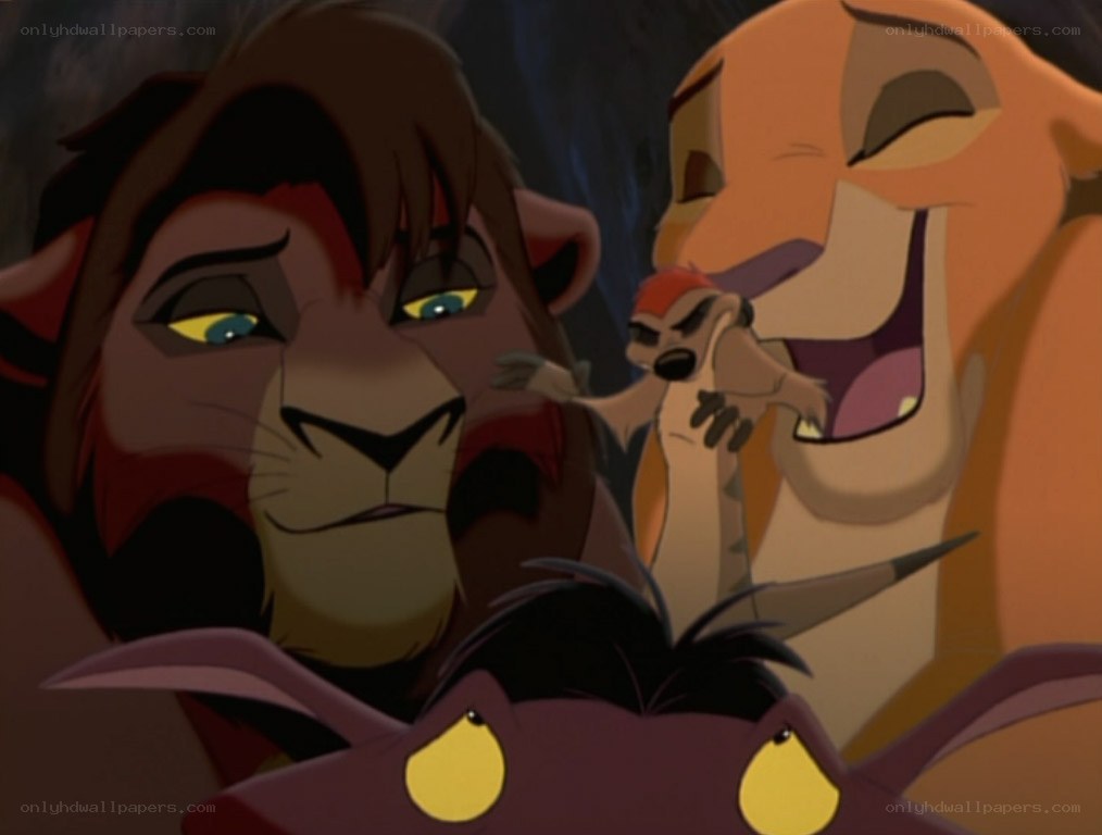 Lion King characters in cave