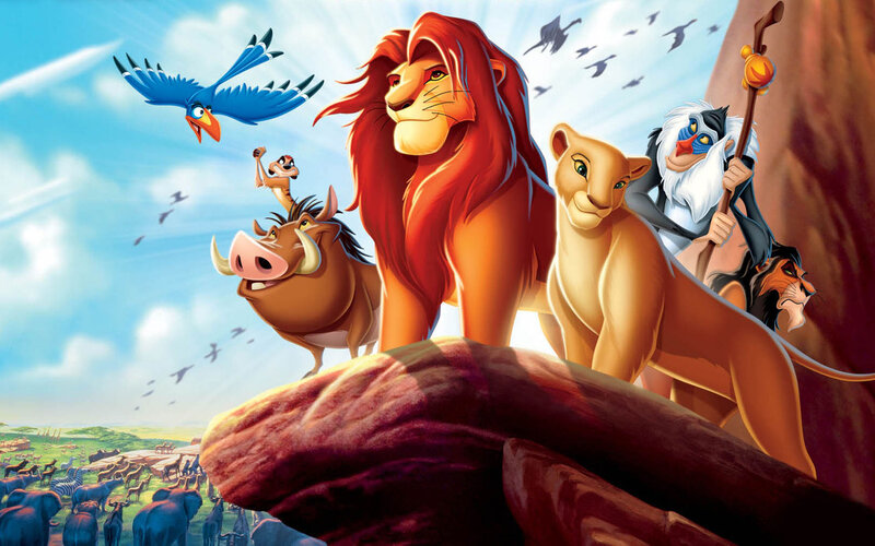 Lion King on Rock