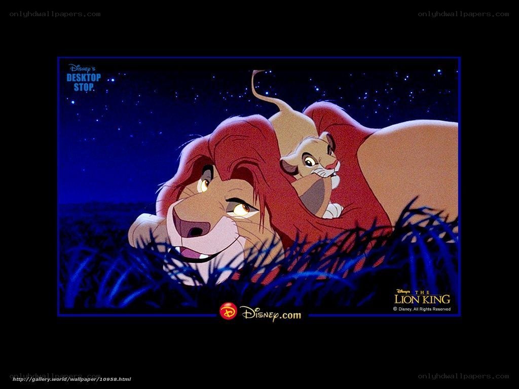 Lion King scene at night