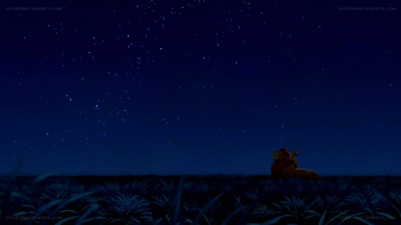 lion king under stars