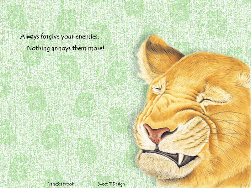 Lion Laughing