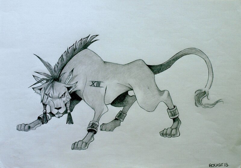 Lion-like Creature — Gray