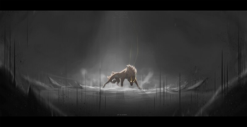 Lion-like Creature in Water