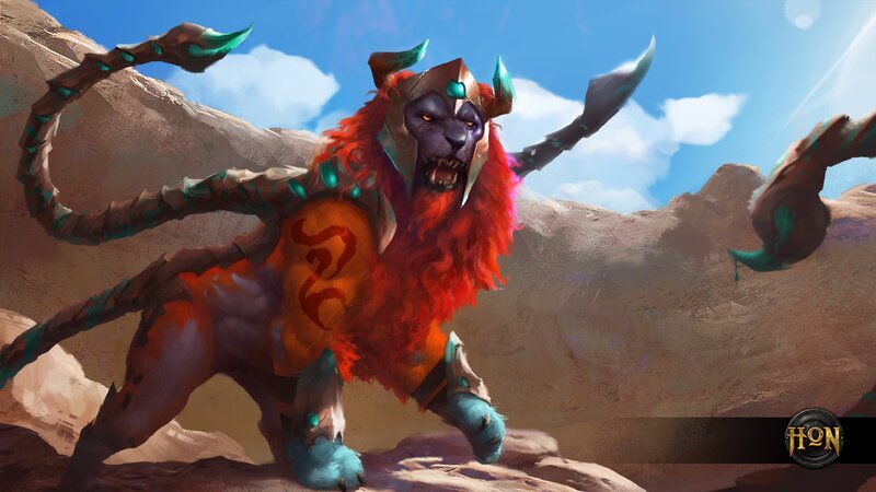 Lion-like Creature — Red
