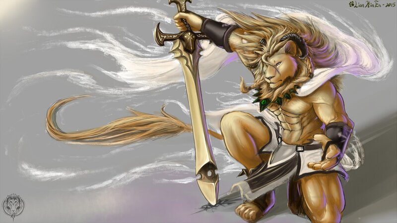 Lion-like Warrior — Brown