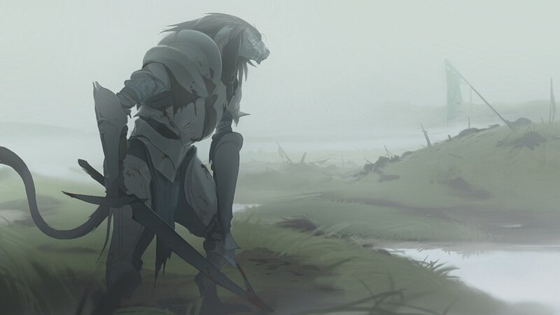 Lion-like Warrior — Gray
