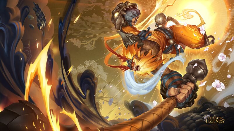 Lion-like Warrior in Combat