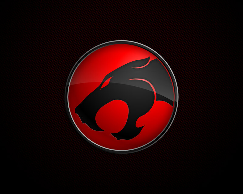 Lion-O logo on red background