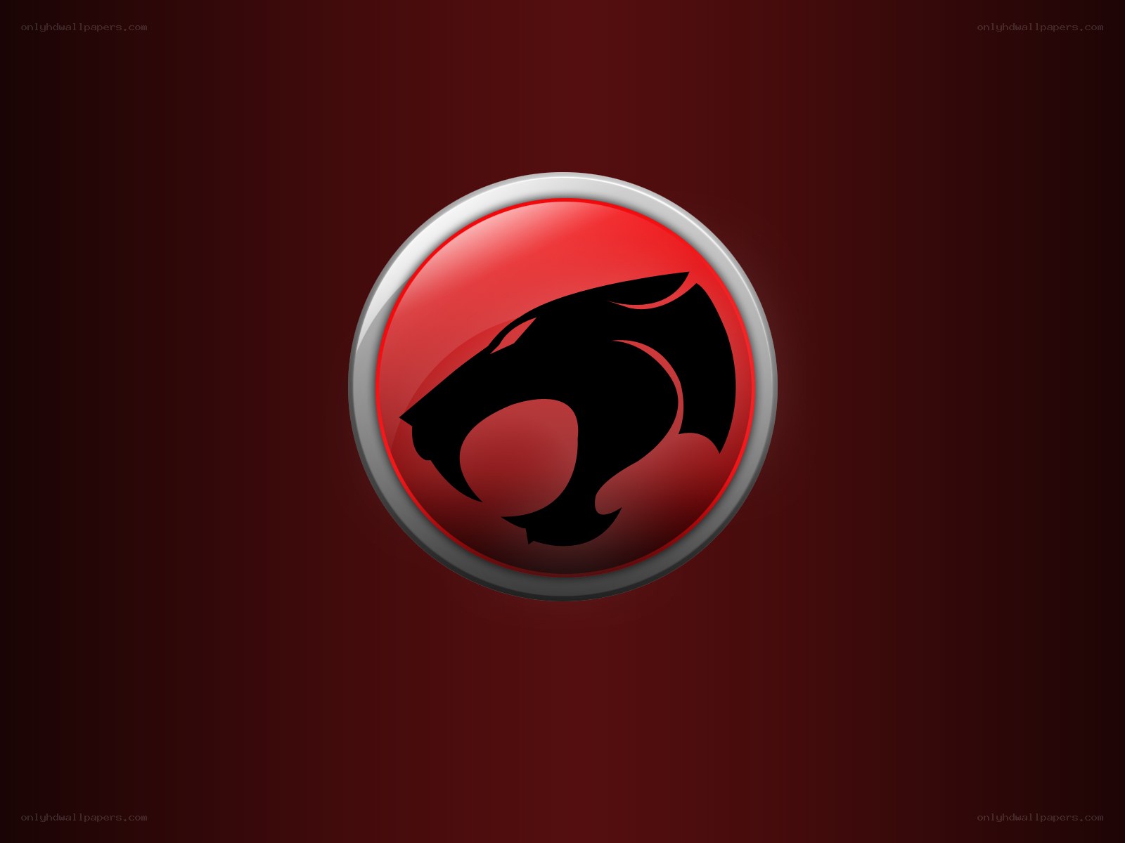 Lion-O logo on red background