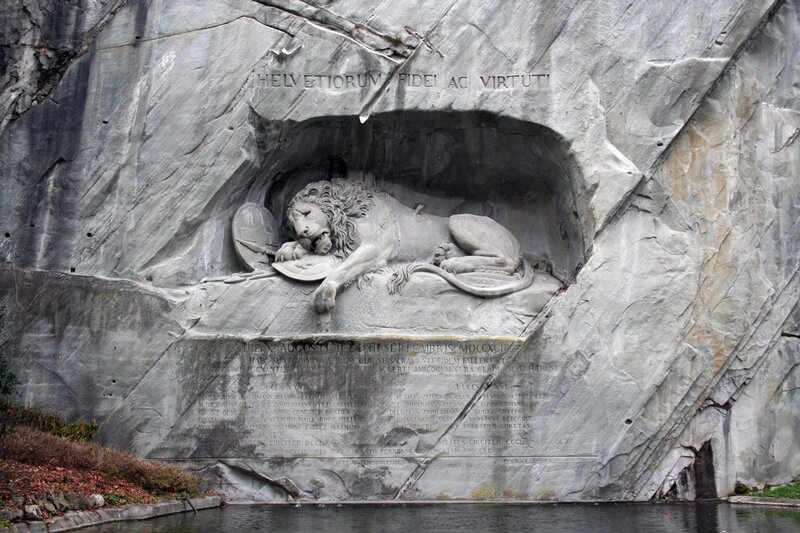 Lion of Lucerne monument
