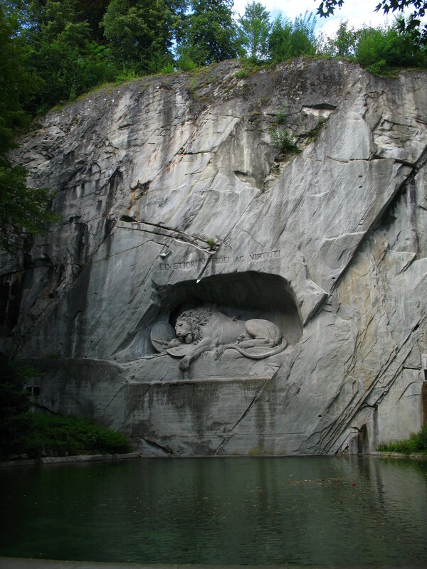 Lion of Lucerne monument
