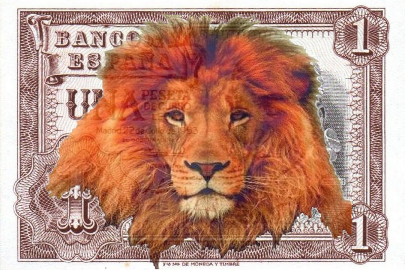 Lion on Banknote