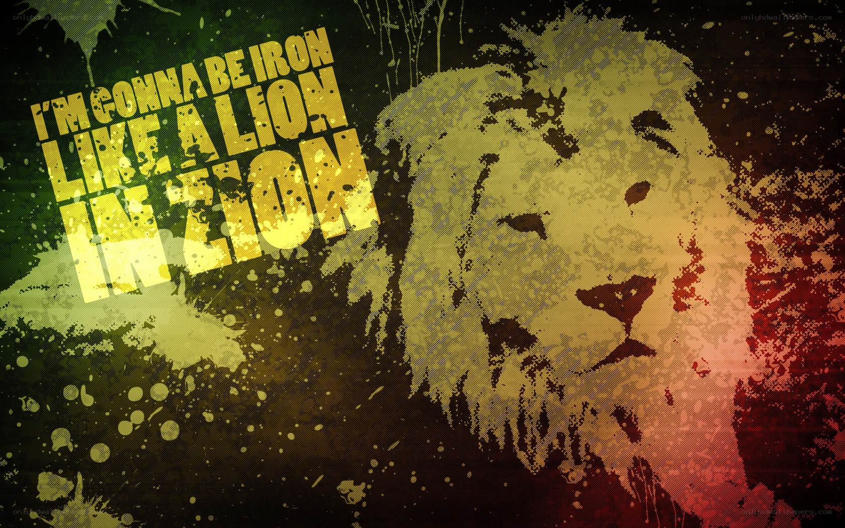 lion quote art