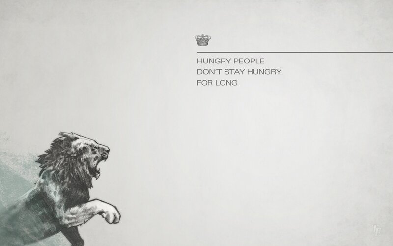 Lion Roaring — Gray