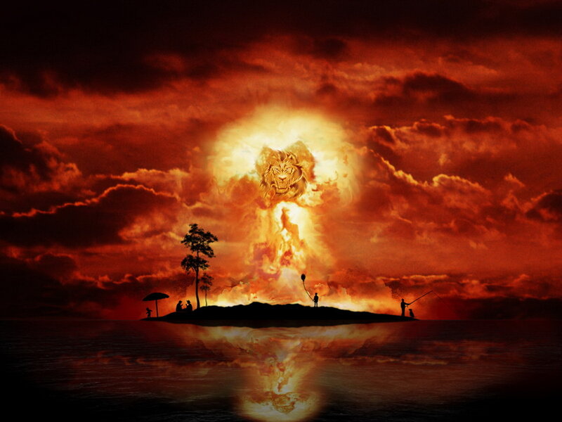 Lion-shaped Explosion