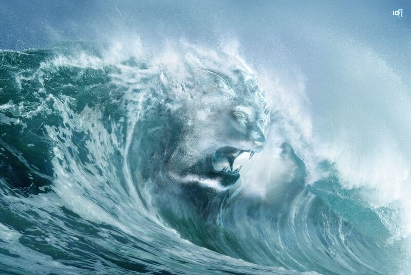 Lion-shaped Wave