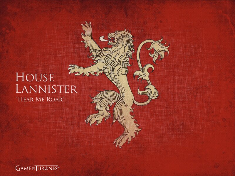 Lion Sigil on Red