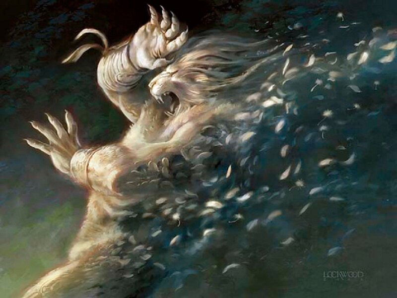 lion spirit in water