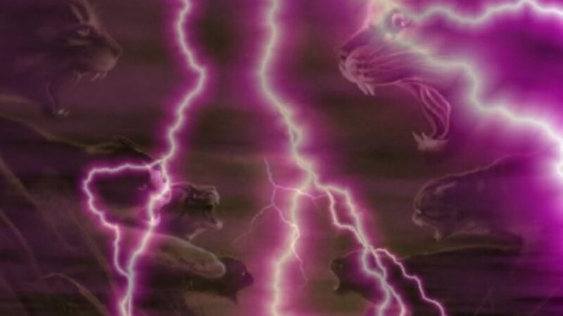 Lion Spirits in Lightning
