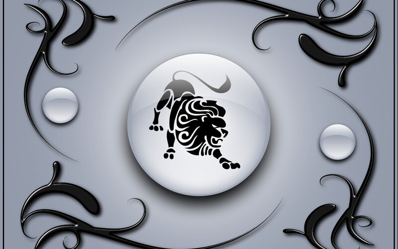 Lion Symbol on Sphere