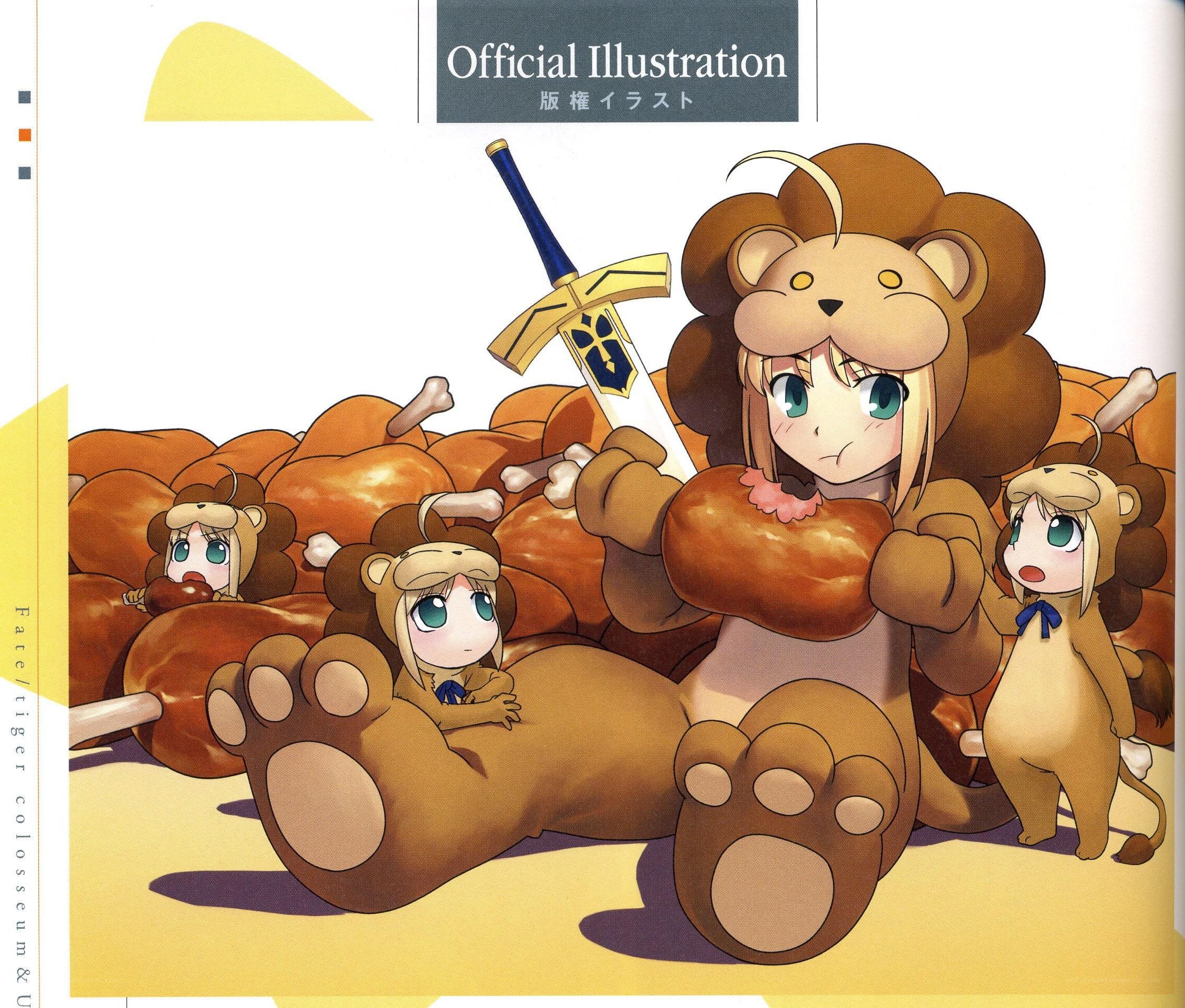 Lion-themed character illustration
