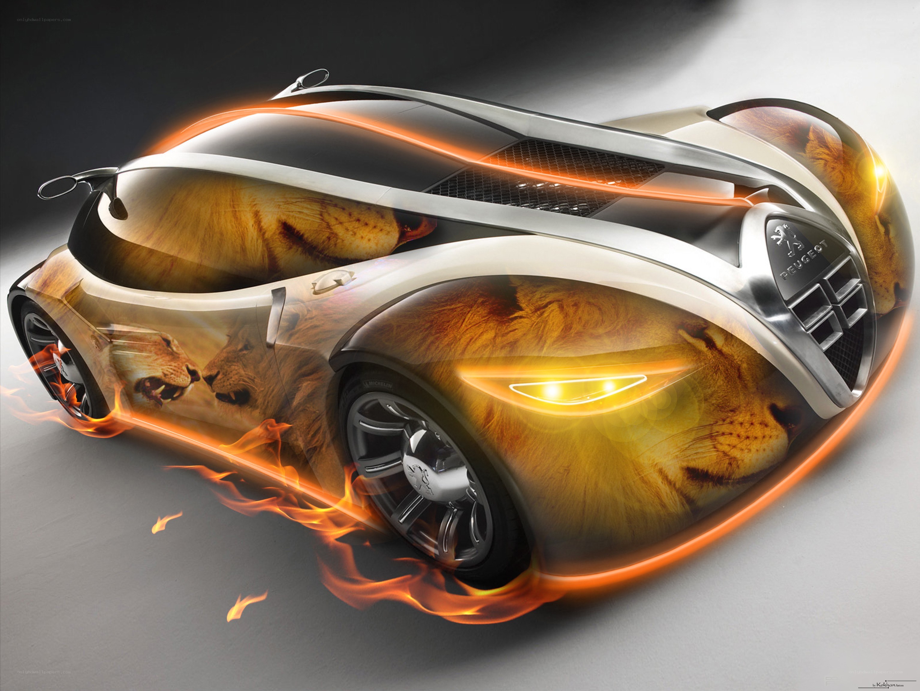Lion-themed concept car