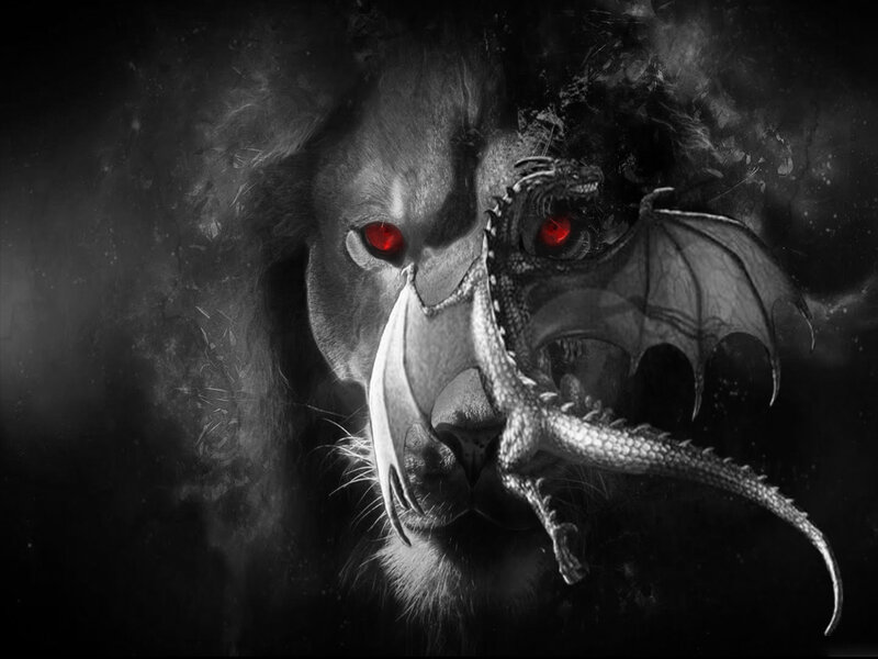 Lion with Dragon Head