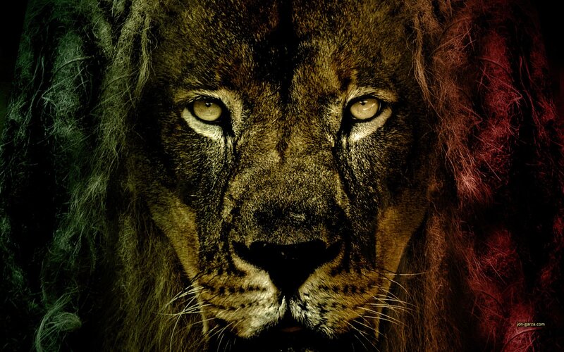 Lion with Dreadlocks — Brown