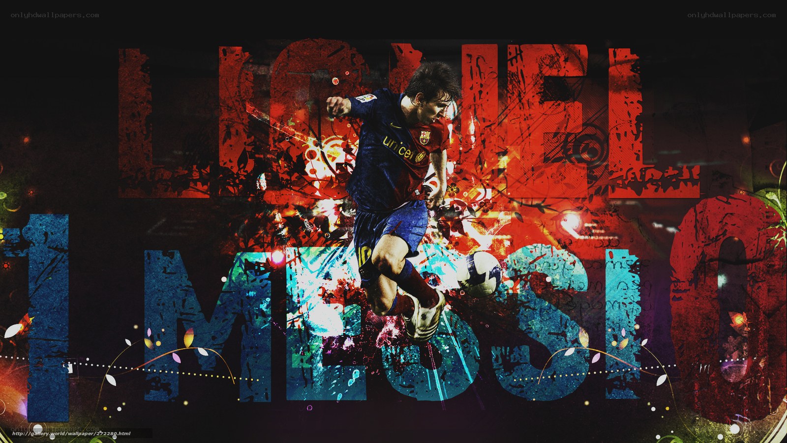 Lionel Messi action art