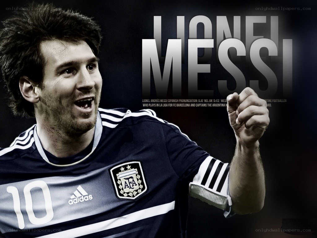 Lionel Messi celebrates