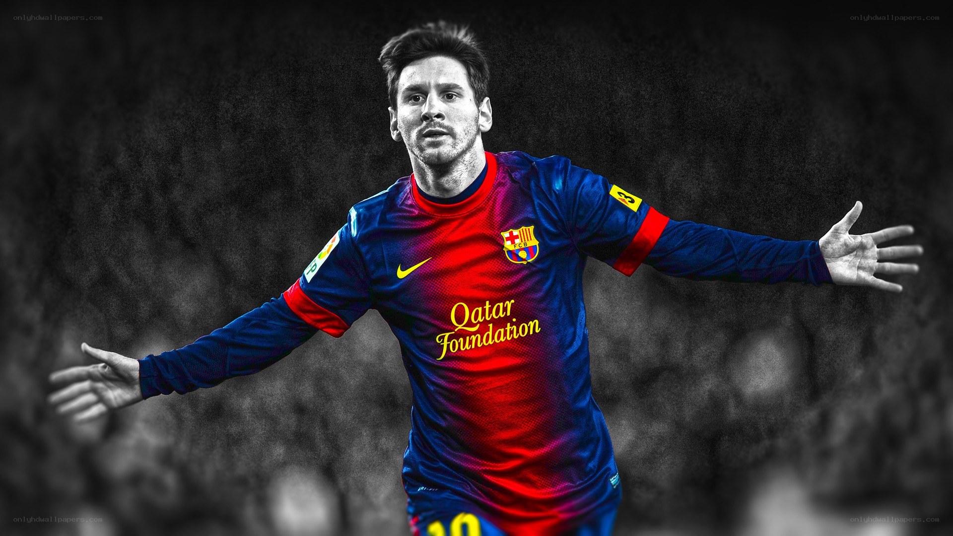 Lionel Messi celebrating