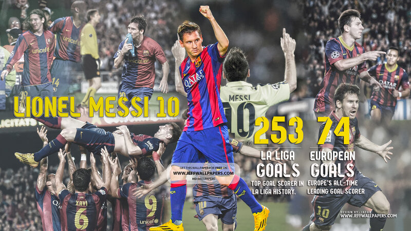Lionel Messi Celebrating — Blue, Celebratory